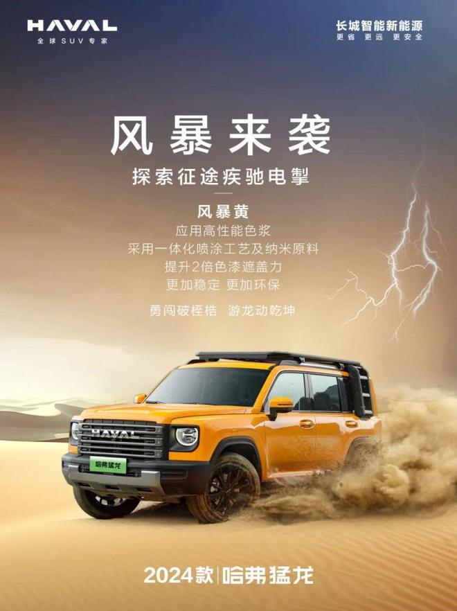 2024款哈弗猛龙来了更酷配色+更强套件(图1)