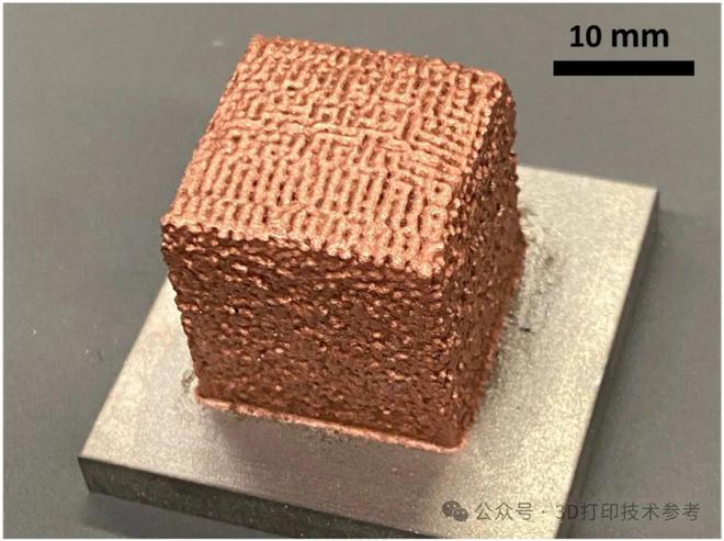 纯铜3D打印2024最新技术进展：基于激光电子束熔融和能量沉积(图6)